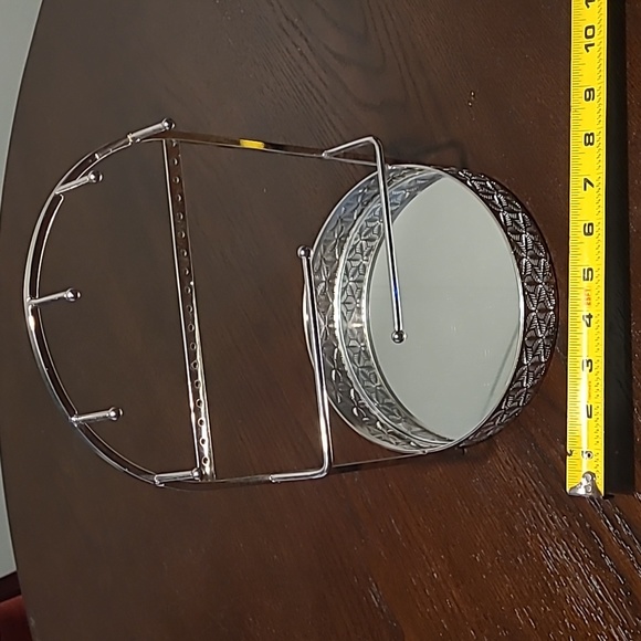 Rachel Ashwell mirrored jewelry display storage silver organizer in Like New con - Picture 6 of 10